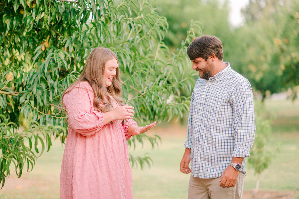 Proposal at Faulkner Lake Orchard